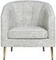 Crestview Collection Sutton Champagne/Gold Accent Chair-2
