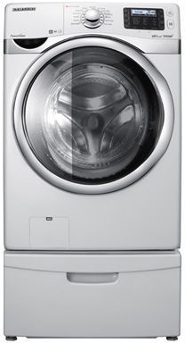 4.3  cu. ft. Steam Front Load Washer / Neat White-0