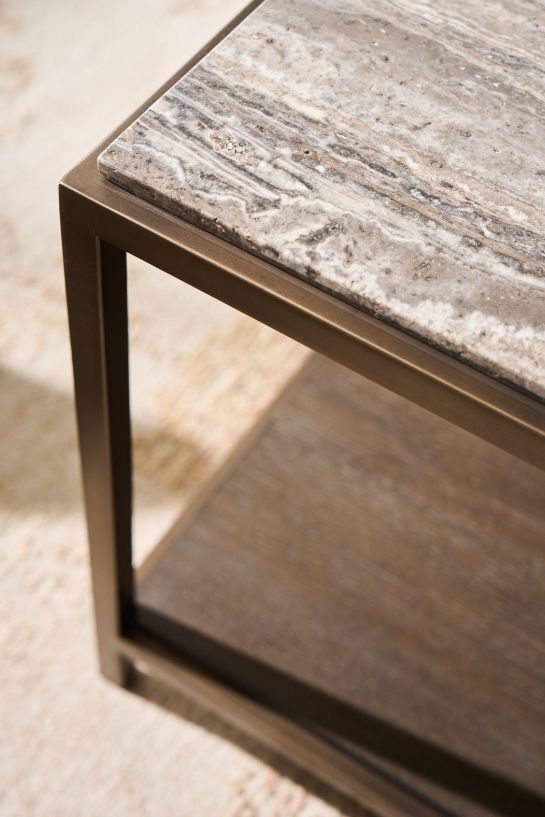 Universal Explore Home™ Montclair Dark Gray Brindle End Table-3