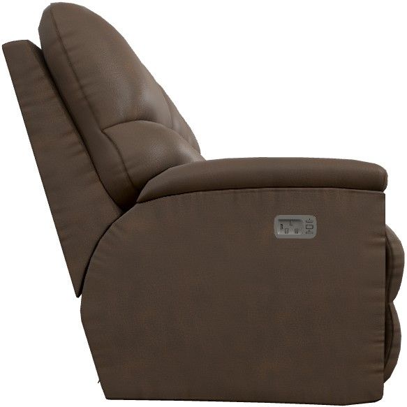 La-Z-Boy® Trouper Whiskey Power Reclining Sofa with Headrest-2