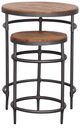 Coast2Coast Home™ Turner 2-Piece Natural Nesting Table Set with Black Base-3