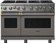 Viking® 5 Series 48" Damascus Gray Pro Style Gas Range-0