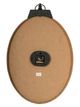 A & B Home White Large Oval Wooden Wall Clock-3
