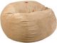 CordaRoy's® Original Tan Chenille King Bean Bag Chair-0