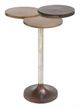 Zuo® Modern Dundee Multicolor Accent Table with Silver Base -0