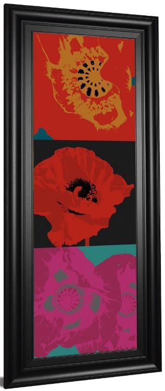 Classy Living Li-Legger, D Pop Poppies 18"W Wall Art-3