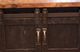 International Furniture Direct Pueblo Weathered Black Cocktail Table with Brown Top-2