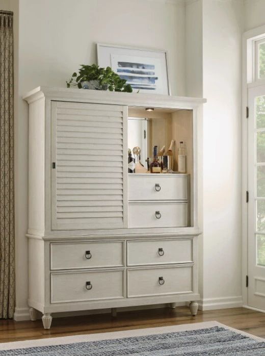 American Drew® Grand Bay Egret Wardrobe Cabinet-1