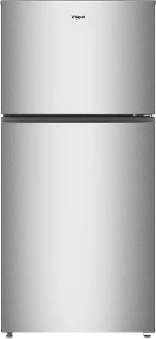 Whirlpool® 30" 19.3 Cu. Ft. Fingerprint-Resistant Stainless Finish Top Freezer Refrigerator with Total Coverage Cooling