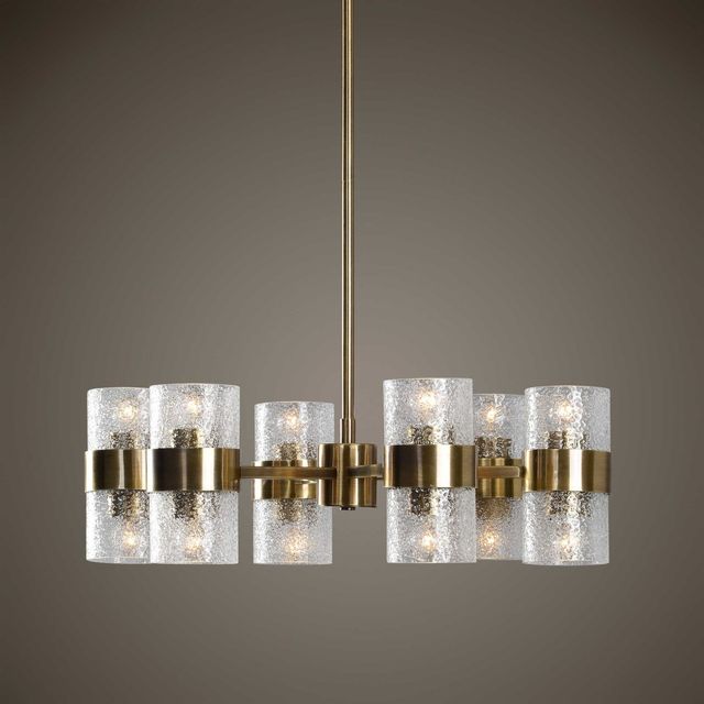Uttermost® Marinot Antique Brass Chandelier-1
