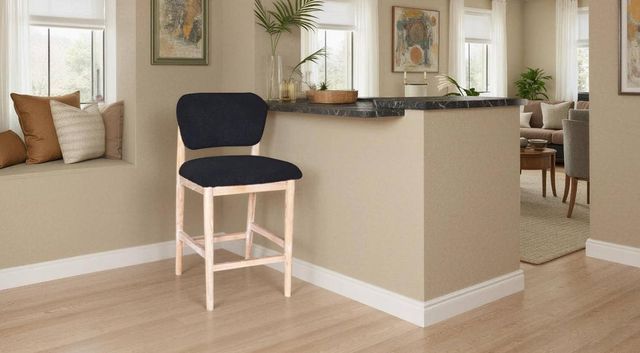 Nest Home Collections Hayder Himalaya Black/Natural Counter Stool-1