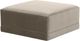 TOV Furniture Willow Taupe Ottoman-0