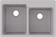 Elkay Quartz Classic® Graystone 33" x 22" x 9-1/2" Offset Double Bowl Drop-In Sink-1