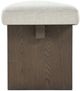 Modus Furniture Oakland Beige/Brunette Dining Bench-3