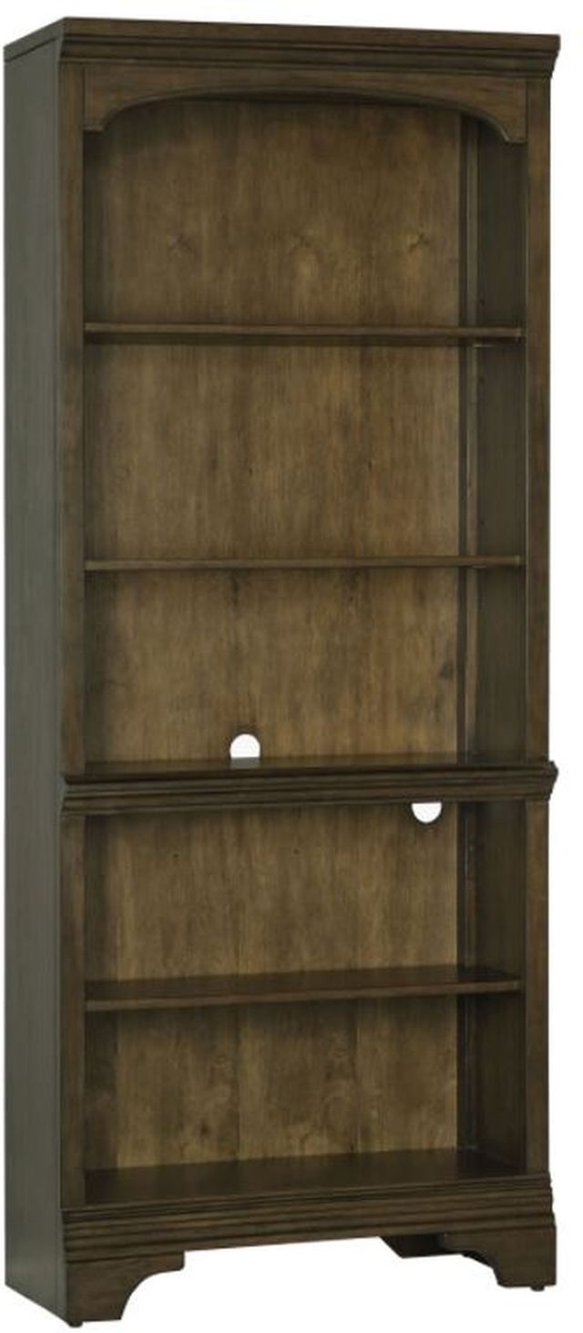 Coaster® Hartshill Burnished Oak 5-Shelf Bookcase-1