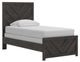Signature Design by Ashley® Prendonea Charcoal Youth Twin Panel Bed-0