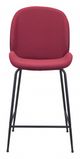 Zuo® Miles Red Counter Chair-1