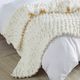 Olliix by Madison Park Chenille Chunky Knit Ivory Throw-2