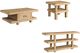 Bassett Mirror Riggs Warm Wheat Oak Console Table-4