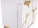 VIG Furniture Modrest Aspen Gold/White Nightstand-0