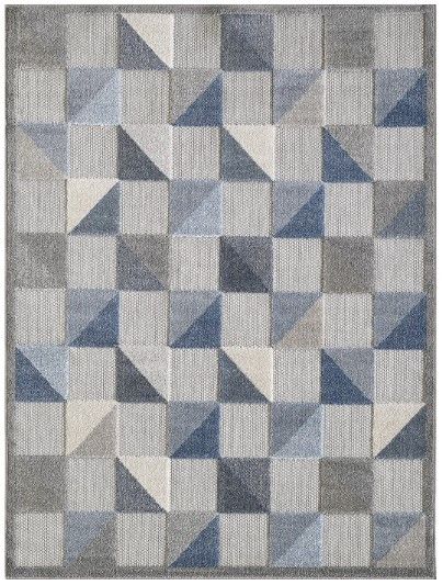 KAS Rugs Calla Blue Scope 5'x7' Area Rug-0