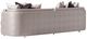 Michael Amini® Carmela Mansion Zinc/Silver Sofa-4