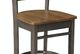 John Thomas Furniture® Dining Essentials Emily Coal/Hickory Ladder Back Counter Stool-1