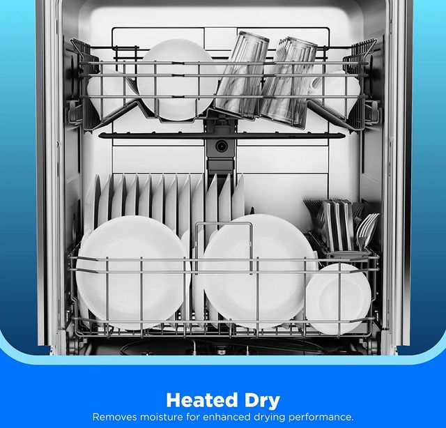 Midea® 24" Stainless Steel Front Control Built In Dishwasher -4