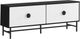 Monarch Specialties Inc. Black/White 60" TV Stand-0