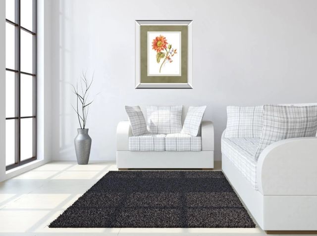 Classy Art Floursack Autumn II on White By Danhui Nai Mirror Framed Wall Art-2