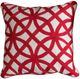 Harp & Finial® Bedford Red/White Throw Pillow-0