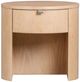 TOV Furniture Marlow Natural Round Nighstand with Drawer-3
