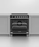 Fisher & Paykel Series 9 30" Black Pro Style Induction Range-5