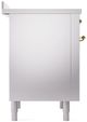 Ilve® Nostalgie II Series 36" Stainless Steel Pro Style Induction Range-2