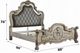 ACME Furniture Dresden Vintage Bone White California King Panel Bed-3
