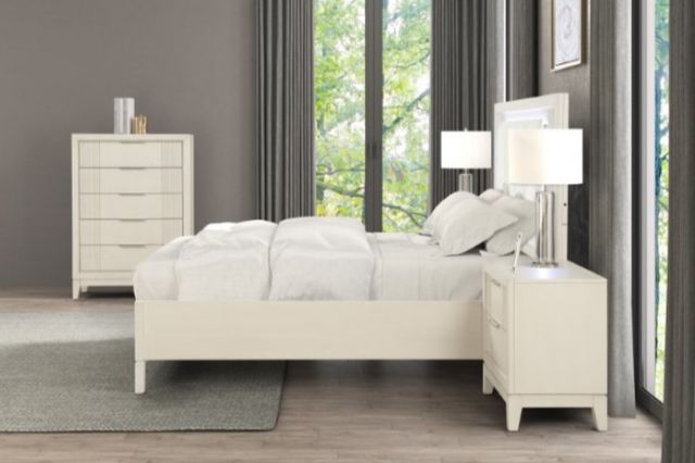Furniture of America® Isadore 4-Piece Antique White Queen Bedroom Set-2