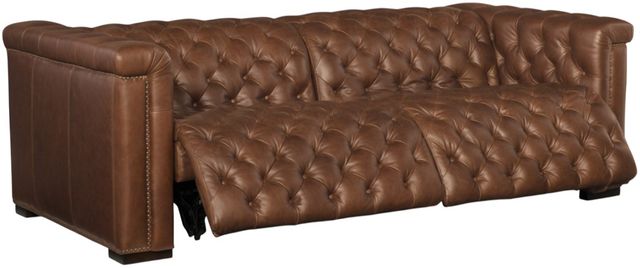 Hooker® Furniture SS Savion Saddlebag Lodge Leather Power Reclining Sofa with Power Headrest-1