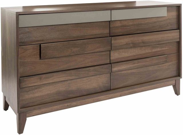 VieBois Coffee/Titanic Gray Double Dresser-0