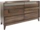 VieBois Coffee/Titanic Gray Double Dresser-0