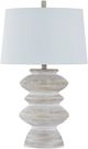 Forty West Arden White Washed Table Lamp-0