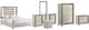 Global Furniture USA Zambrano 5-Piece White King Bedroom and Vanity Set -0