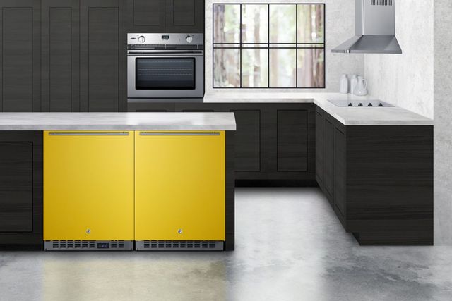 Summit® 4.8 Cu. Ft. Saffron Gold Under the Counter Refrigerator-2