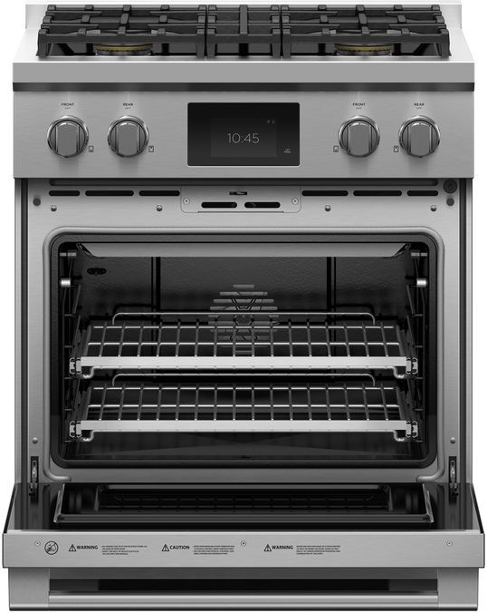 Cuisinière biénergie style Pro de 30 po Fisher & Paykel® série 9 de 4.0 pi³ avec friture à air - Acier inoxydable-1