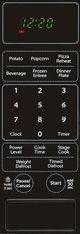 Whirlpool® 0.9 Cu. Ft Black on Stainless Countertop Microwave-1