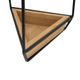 A & B Home 3-Piece Black/Brown Wall Planter Set-2