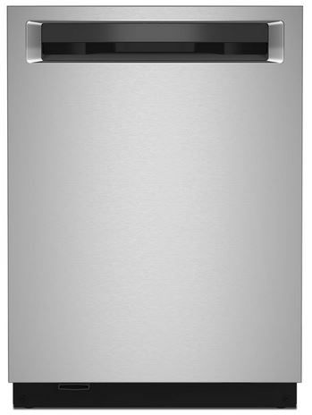 Lave-vaisselle encastré à commandes dissimulées de 24 po KitchenAid® - Acier inoxydable résistant aux traces de doigts