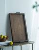 A & B Home Brown Wood Bead Rectangular Tray-5