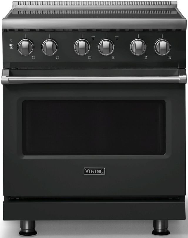 Viking® 5 Series 30" Valentine Pro Style Induction Range with Polished Chrome Trim-0