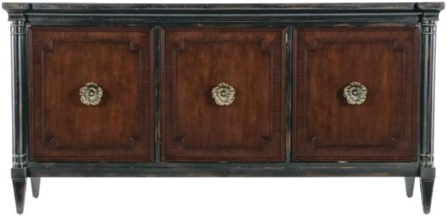 Hooker® Furniture Charleston Black Cherry/Maraschino Cherry Entertainment Console-2