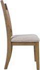Jofran Inc. Brentwood Cascade Oak Upholstered Dining Side Chair-2